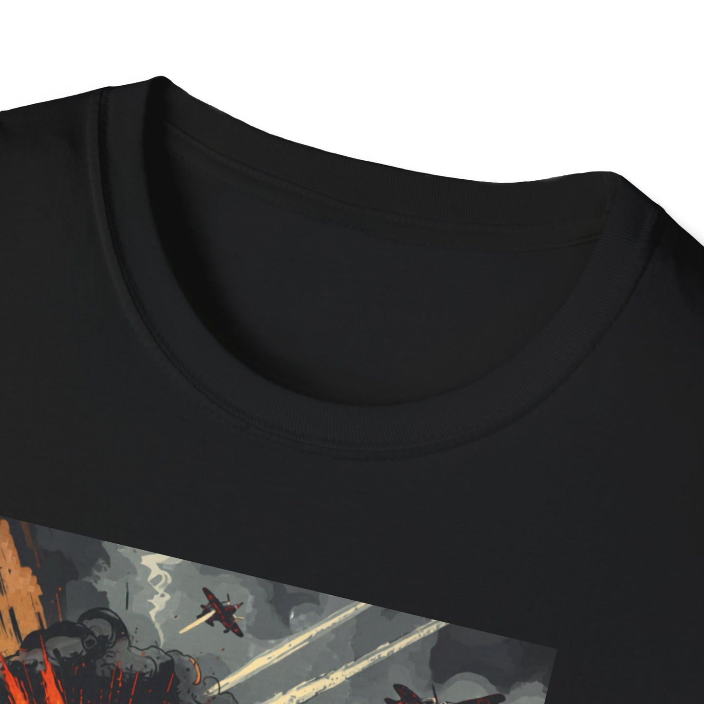 Motorcycle Rider T-Shirt — Explosive Night Ride Graphic Tee