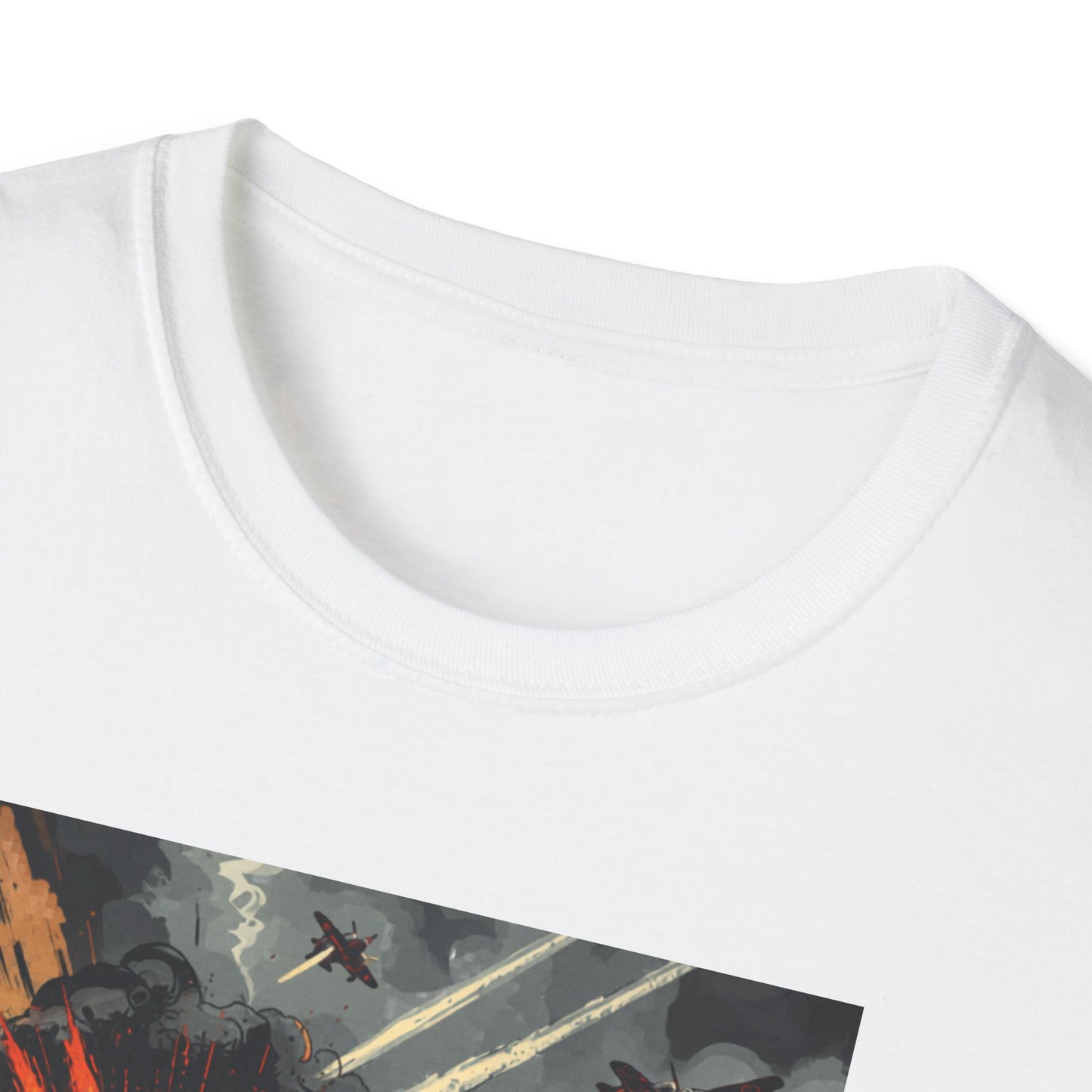 Motorcycle Rider T-Shirt — Explosive Night Ride Graphic Tee