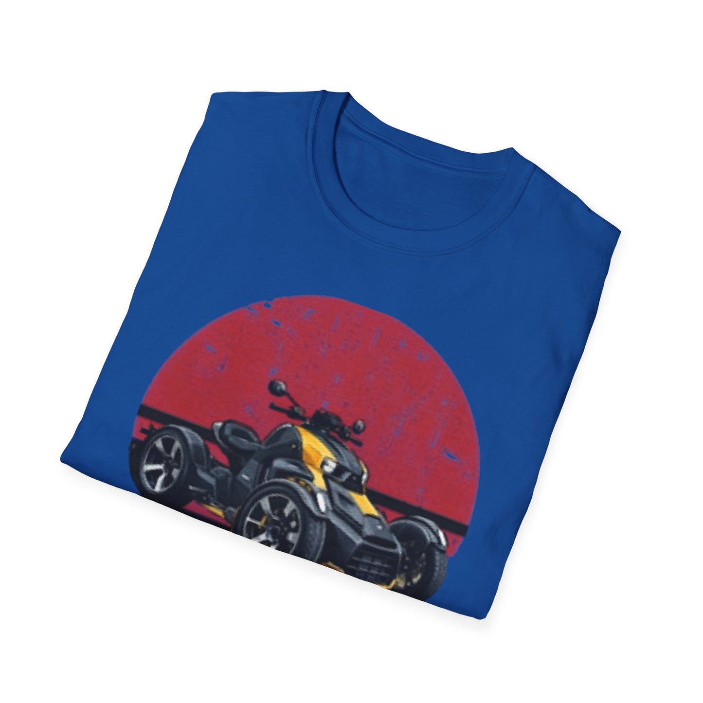 Can-Am Spyder Trike T‑Shirt — Retro Red Circle Motorcycle Graphic Tee