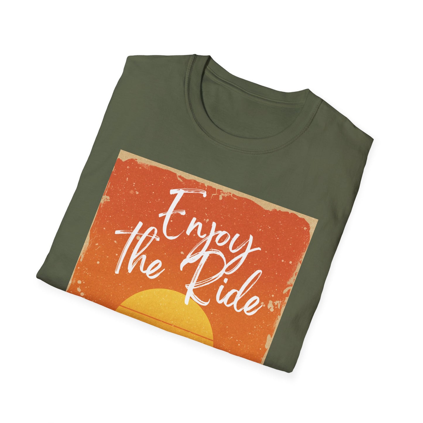 Enjoy the Ride T-Shirt — Vintage Sunset Road Trip Tee