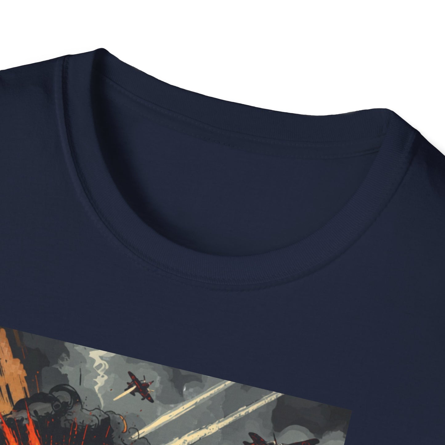 Motorcycle Rider T-Shirt — Explosive Night Ride Graphic Tee