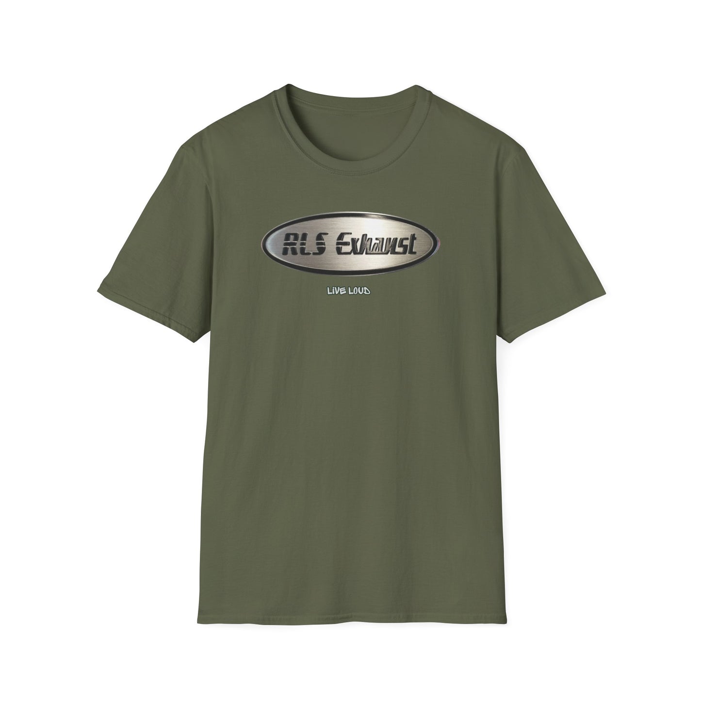 RLS Exhaust Logo T-Shirt — Automotive Shop Tee